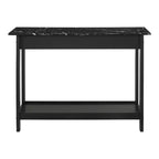 Lot de 4 tables basses Minsay avec plateau en faux marbre et rangement - HOMES: Inside + Out