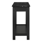 Lot de 4 tables basses Minsay avec plateau en faux marbre et rangement - HOMES: Inside + Out
