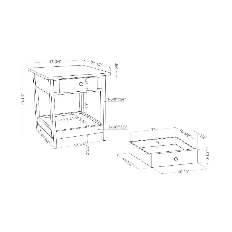 Lot de 4 tables basses Minsay avec plateau en faux marbre et rangement - HOMES: Inside + Out
