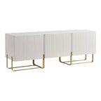 Meuble TV Forast Modern 3 portes de rangement 24/7 Shop At Home pour téléviseurs jusqu'à 65 pouces