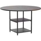 Lantine 47 Inches Round Dining Table for 4 People