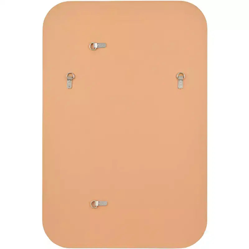 Miroir mural rectangulaire Noble Park Devonshire, moderne, bords biseautés, cadre doré, 71 cm de large, pour salle de bain, chambre, salon