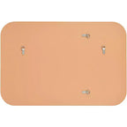 Miroir mural rectangulaire Noble Park Devonshire, moderne, bords biseautés, cadre doré, 71 cm de large, pour salle de bain, chambre, salon