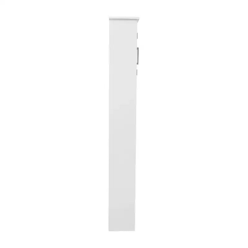 Meuble de rangement de salle de bain Flash Furniture Vega au-dessus des toilettes avec portes à fermeture magnétique, étagère réglable et étagère inférieure ouverte