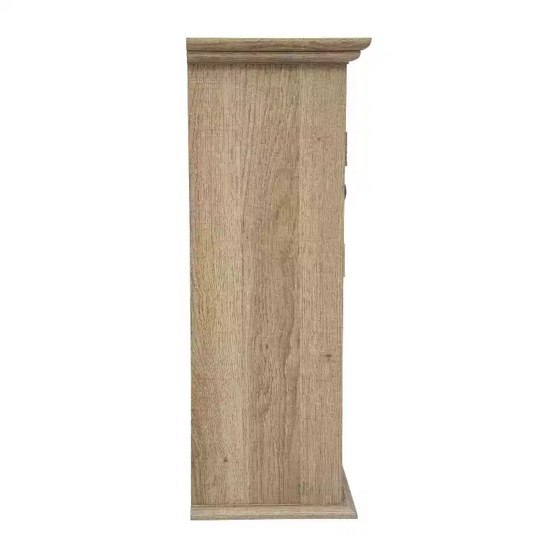 Armoire à pharmacie murale Merrick Lane avec étagère réglable, étagère inférieure ouverte et portes à fermeture magnétique