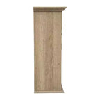 Armoire à pharmacie murale Merrick Lane avec étagère réglable, étagère inférieure ouverte et portes à fermeture magnétique
