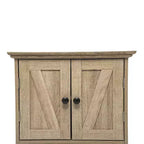 Armoire à pharmacie murale Merrick Lane avec étagère réglable, étagère inférieure ouverte et portes à fermeture magnétique