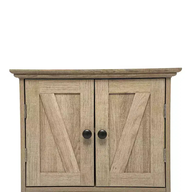 Armoire à pharmacie murale Merrick Lane avec étagère réglable, étagère inférieure ouverte et portes à fermeture magnétique