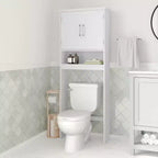 Meuble de Rangement de Salle de Bain Merrick Lane à Placer au-Dessus des Toilettes avec Étagères et Portes à Fermeture Magnétique