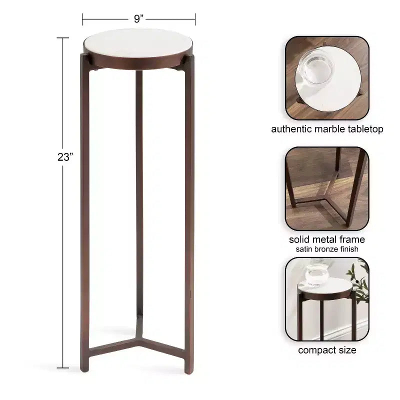 Table d'appoint chic Kate and Laurel Aguilar