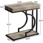 Table d'appoint étroite Lantine 23.6