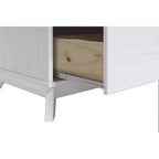 Commode à 6 tiroirs Pensy en bois massif de style Mid-Century Modern - Powell