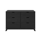 Commode à 6 tiroirs Pensy en bois massif de style Mid-Century Modern - Powell
