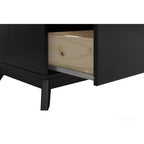 Commode à 6 tiroirs Pensy en bois massif de style Mid-Century Modern - Powell