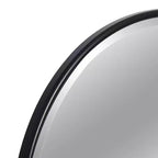 Dovelina Arch Miroir de salle de bain avec cadre en métal, pivotant, ensemble de 2 miroirs suspendus