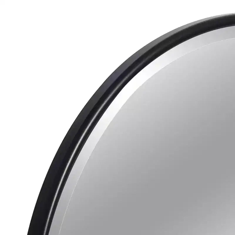 Dovelina Arch Miroir de salle de bain avec cadre en métal, pivotant, ensemble de 2 miroirs suspendus