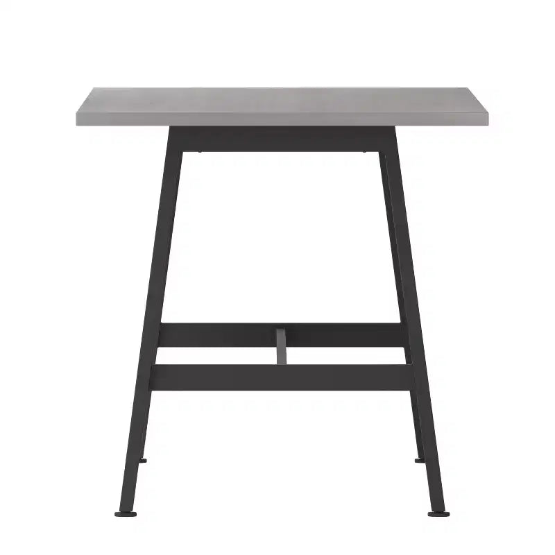 Flash Furniture Table de conférence Redmond commerciale 60x30 avec plateau en stratifié double face de 2,5 cm d'épaisseur avec bordure en PVC et piètement en acier robuste en A
