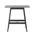 Flash Furniture Table de conférence Redmond commerciale 60x30 avec plateau en stratifié double face de 2,5 cm d'épaisseur avec bordure en PVC et piètement en acier robuste en A
