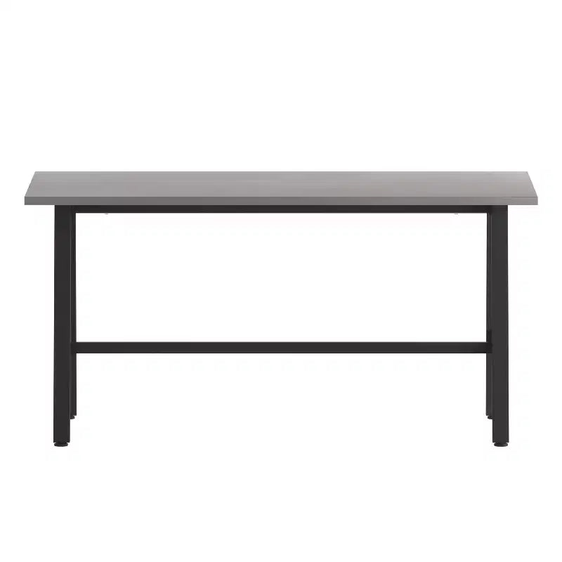 Flash Furniture Table de conférence Redmond commerciale 60x30 avec plateau en stratifié double face de 2,5 cm d'épaisseur avec bordure en PVC et piètement en acier robuste en A