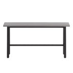 Flash Furniture Table de conférence Redmond commerciale 60x30 avec plateau en stratifié double face de 2,5 cm d'épaisseur avec bordure en PVC et piètement en acier robuste en A