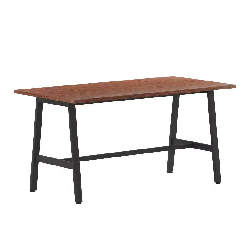 Flash Furniture Table de conférence Redmond commerciale 60x30 avec plateau en stratifié double face de 2,5 cm d'épaisseur avec bordure en PVC et piètement en acier robuste en A