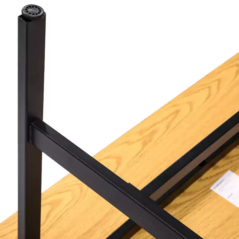 Flash Furniture Table de conférence Redmond commerciale 60x30 avec plateau en stratifié double face de 2,5 cm d'épaisseur avec bordure en PVC et piètement en acier robuste en A
