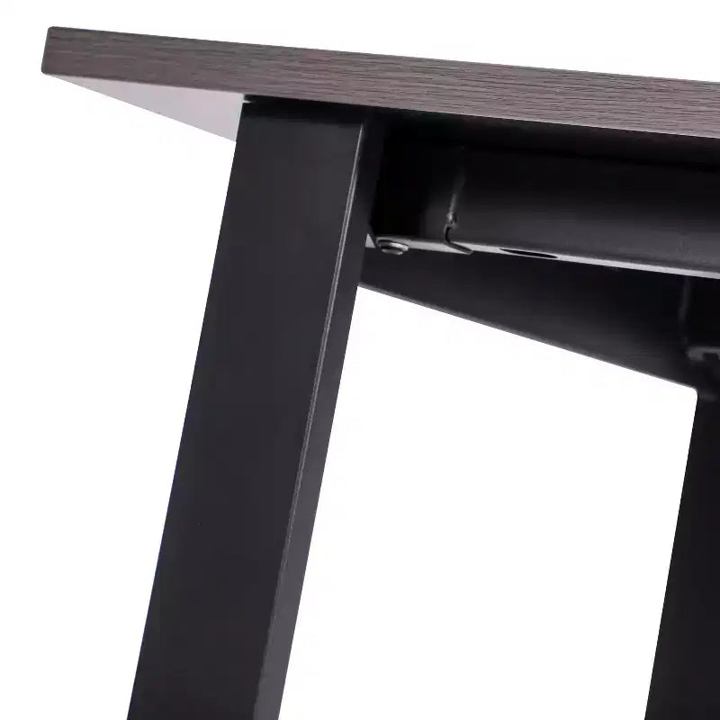 Flash Furniture Table de conférence Redmond commerciale 60x30 avec plateau en stratifié double face de 2,5 cm d'épaisseur avec bordure en PVC et piètement en acier robuste en A
