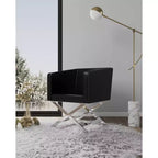 Lot de 2 chaises d'appoint de salon en similicuir Hollywood - Manhattan Comfort