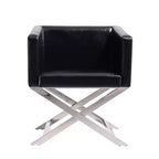Lot de 2 chaises d'appoint de salon en similicuir Hollywood - Manhattan Comfort