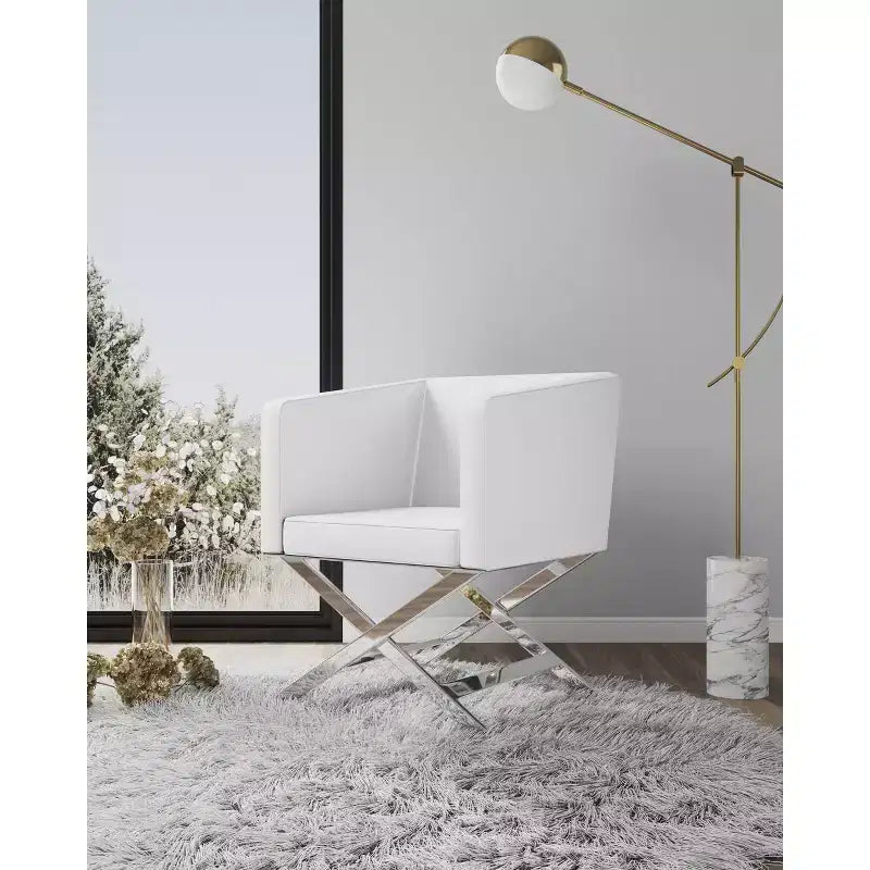 Lot de 2 chaises d'appoint de salon en similicuir Hollywood - Manhattan Comfort