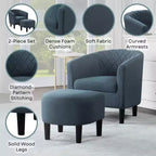 Breighton Home Prenez Place Fauteuil d'appoint Roosevelt avec Ottoman