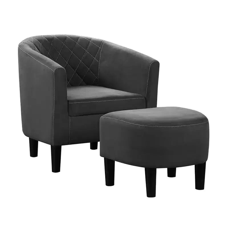 Breighton Home Prenez Place Fauteuil d'appoint Roosevelt avec Ottoman