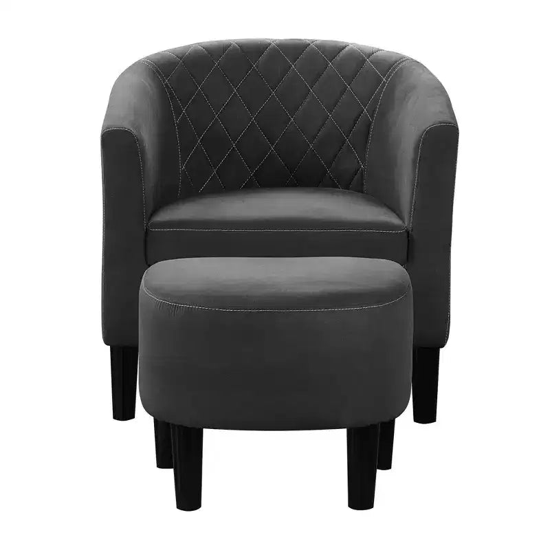Breighton Home Prenez Place Fauteuil d'appoint Roosevelt avec Ottoman