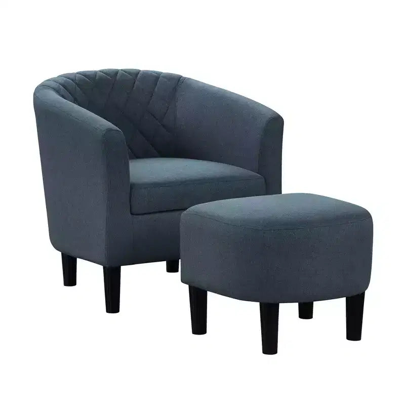 Breighton Home Prenez Place Fauteuil d'appoint Roosevelt avec Ottoman
