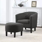 Breighton Home Prenez Place Fauteuil d'appoint Roosevelt avec Ottoman