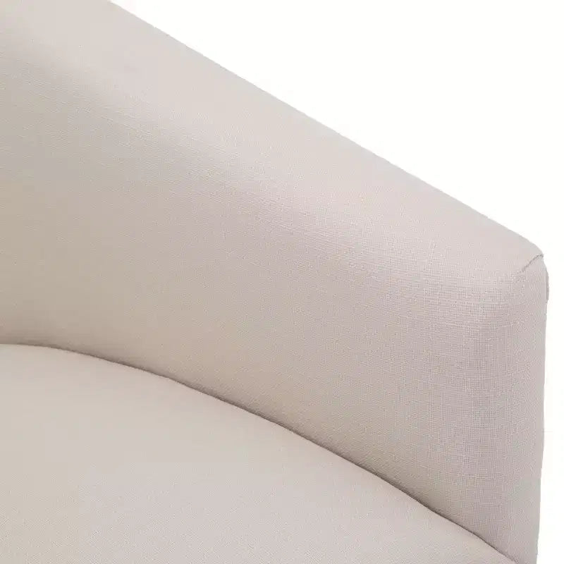 Fauteuil d'appoint pivotant Comfort Pointe Elm avec jupe