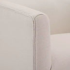 Fauteuil d'appoint pivotant Comfort Pointe Elm avec jupe