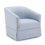 Fauteuil d'appoint pivotant Comfort Pointe Elm avec jupe