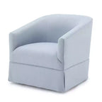 Fauteuil d'appoint pivotant Comfort Pointe Elm avec jupe