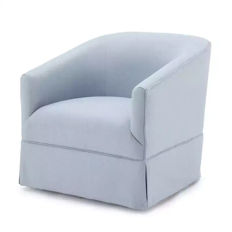 Fauteuil d'appoint pivotant Comfort Pointe Elm avec jupe
