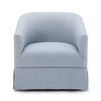 Fauteuil d'appoint pivotant Comfort Pointe Elm avec jupe