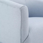 Fauteuil d'appoint pivotant Comfort Pointe Elm avec jupe