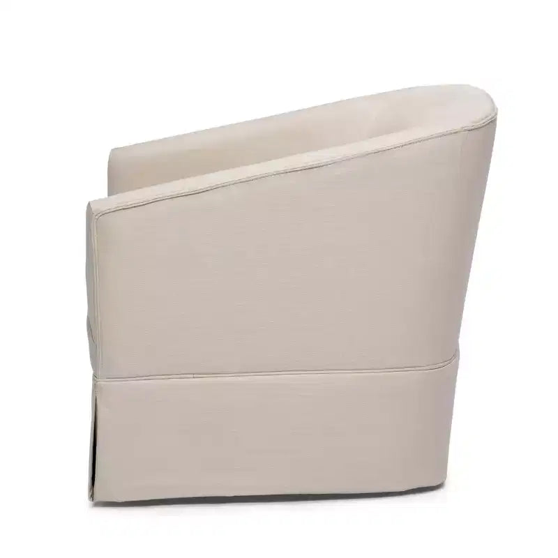 Fauteuil d'appoint pivotant Comfort Pointe Elm avec jupe