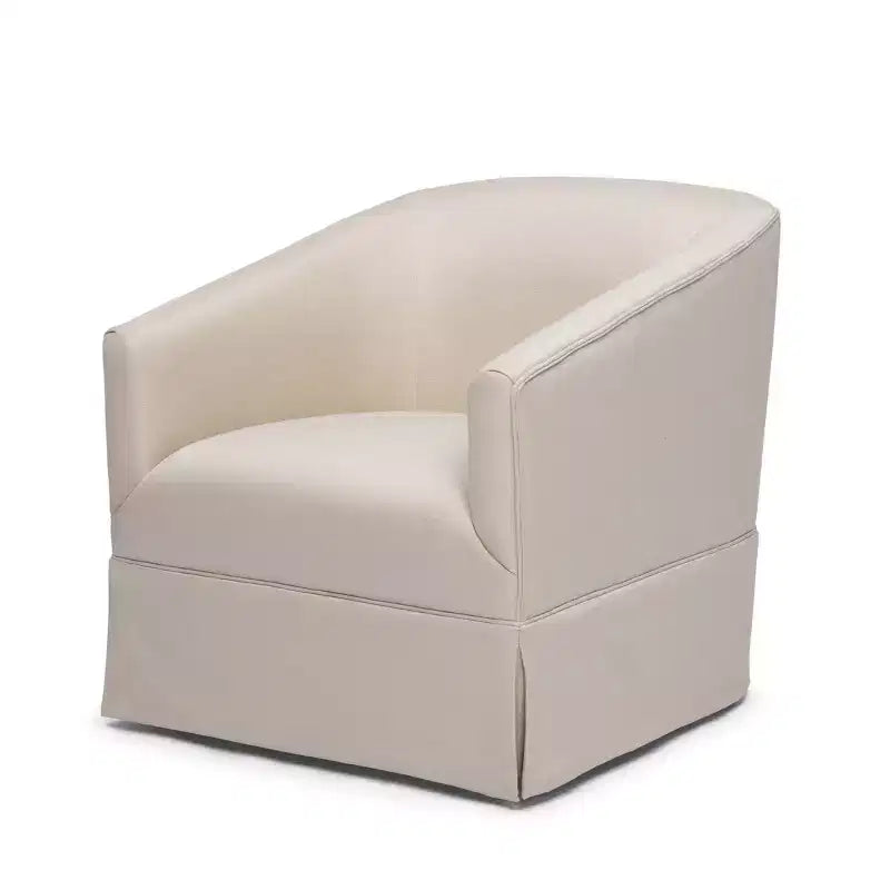 Fauteuil d'appoint pivotant Comfort Pointe Elm avec jupe
