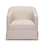 Fauteuil d'appoint pivotant Comfort Pointe Elm avec jupe