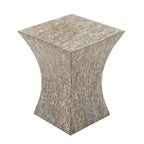 Table d'appoint contemporaine incrustée de coquillages - Olivia & May