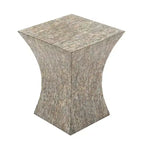 Table d'appoint contemporaine incrustée de coquillages - Olivia & May