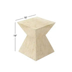 Table d'appoint contemporaine incrustée de coquillages - Olivia & May