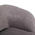 MAISONS : Intérieur + Extérieur Canapé bouclé incurvé bohème Pinehush 85 po avec coussins à ressorts ensachés