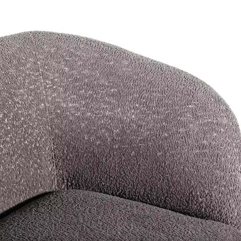 MAISONS : Intérieur + Extérieur Canapé bouclé incurvé bohème Pinehush 85 po avec coussins à ressorts ensachés